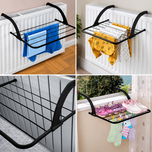 Over radiator clothes airer - airer, 5