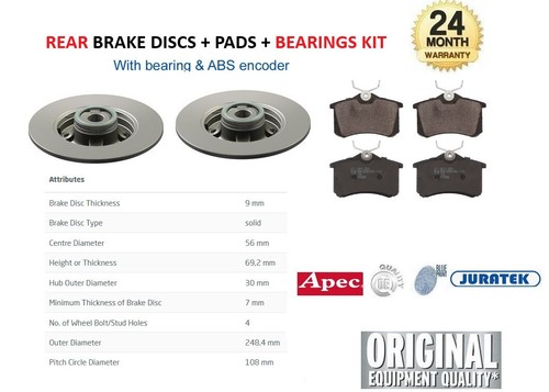 Rear axle brake - rear,