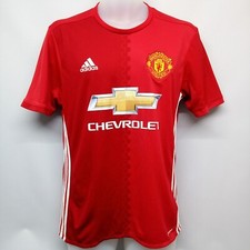 Manchester United 2016/17 Home Shirt Newton Heath Adidas Small