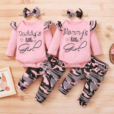 Newborn Baby Girls 3Pcs