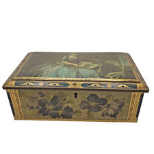 Vintage Biscuit Tin Box with