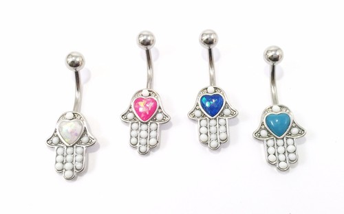 Opal belly bars glitter hand - opal,