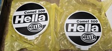 Pair of HELLA Comet 500 Spot Lamp Covers x2 boxed in original box in bags new