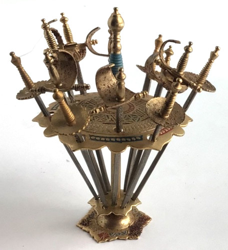Miniature swords brass - miniature,