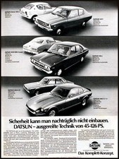 1975 Datsun, Original Advertising 260Z, 240K GT, 160J, 180B 120Y Cherry 100A