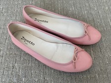 Repetto Cendrillon Ballerina Flats, Blush/Pink Leather, UK Size 6/EU Size 40.5