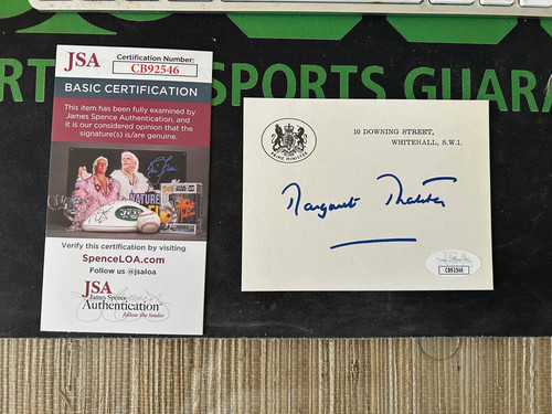 Margaret thatcher signed prime - margaret,