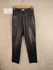 Lakeland Trousers Genuine Leather Womens 8 Vintage More 4-6 29 Leg