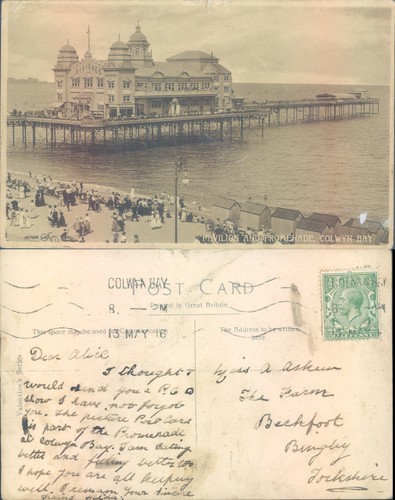 Pavilion and promenade colwyn - and,
