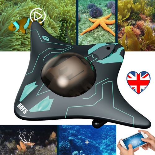 Boat submarine with camera - boat,