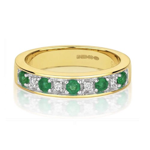 Real emerald and diamond - and,