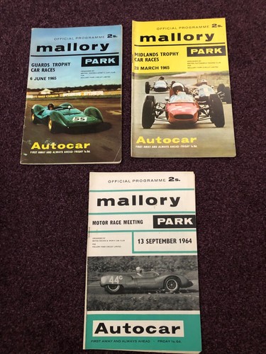 Motor car racing - , programmes