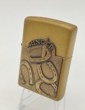 Brass Zippo 2010 Lucky Horse
