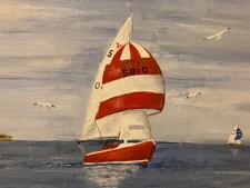 Wayfarer sailing dinghy for