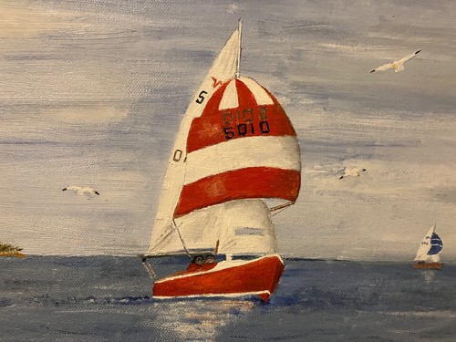 Wayfarer sailing dinghy for