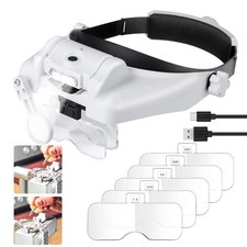 Jewelers Loupe Headset with