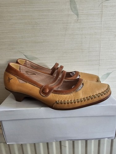 Pikolinos leather tan vintage - pikolinos,