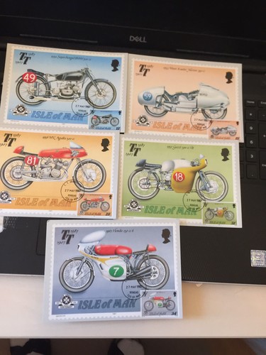 Isle man postcards - isle, tt