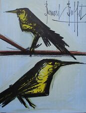 Bernard BUFFET: The Birds, Original Signed LITHOGRAPH, 1967, Mourlot