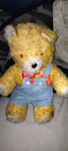 Vintage tebro teddy - tebro, 18"