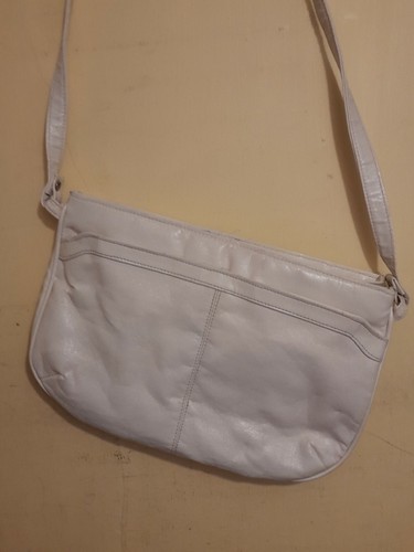 Vintage cream leather - , handbag