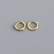9CT GOLD SLEEPER HOOP EARRINGS