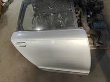 AUDI A6 C6  2004-2011 DOOR PASSENGER SIDE REAR LEFT Silver (DAMAGED)
