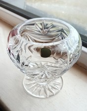 Lovely Tyrone Crystal Footed Vase/Bowl - for Roses, Potpourri etc 4" Tall