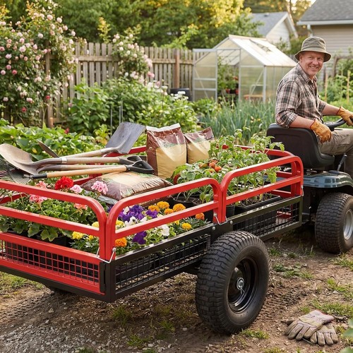Heavy duty garden trolley - garden,