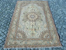 Handmade Oriental Floral Rug Large Old Wool Rug Traditional Vintage Boho Carpet