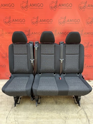Rear seats bench double - 2+1,