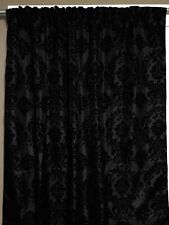 Taffeta Flocking Damask Curtain Panel/Window/Treatment/Photography Backdrop 