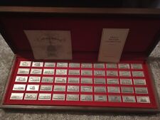 John Pinches 50x Pewter Ingots NRM GREAT BRITISH LOCOMOTIVES  Inaugural Edition