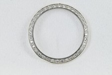 9ct White Gold Diamond Bezel