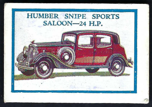 Thomson motor cars humber - thomson,
