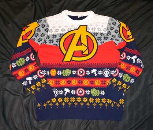 Christmas jumper marvel - christmas,
