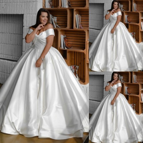 Plus size wedding dresses - dresses, off