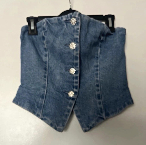Women blue solid denim - women's,