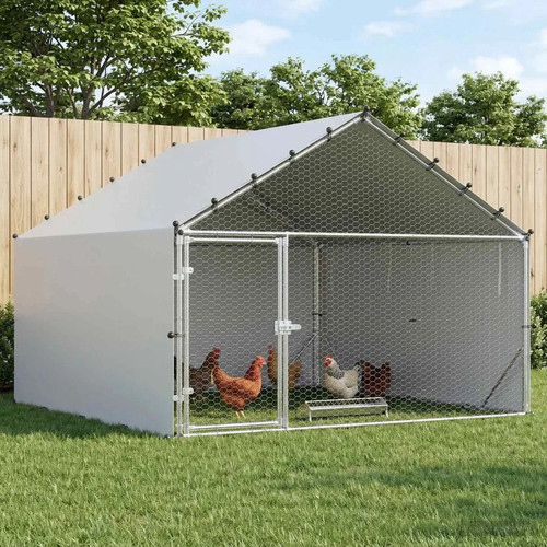 Chicken coop galvanised steel - coop,