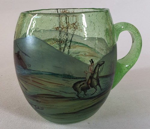 Antique hand painted horse - antique, &