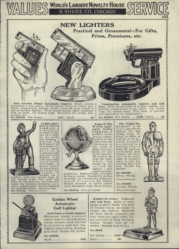 1934 paper pistol lighter - 1934,