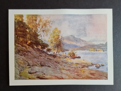 Antique 1908 print shores of - 1908,