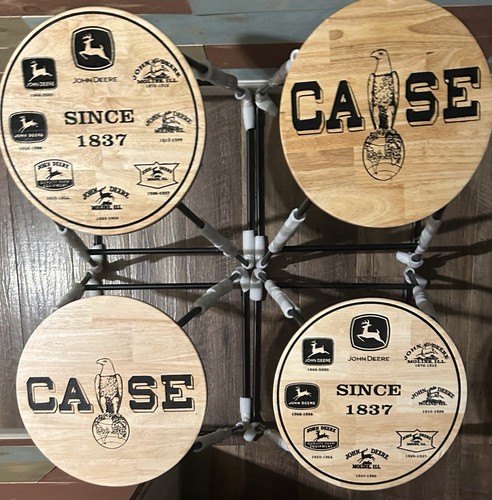 John deere custom - deere, stools