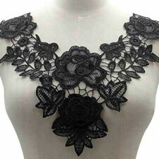 Flower Neckline Lace Applique