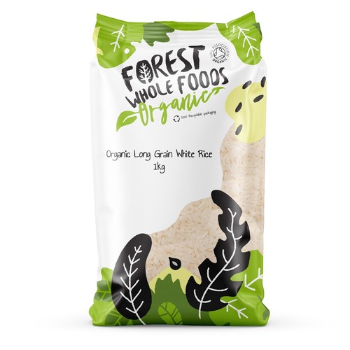 Organic long grain white rice - long,