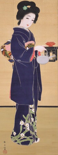 Antique japanese hanging - japanese,