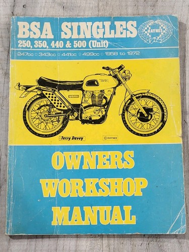 Bsa singles 250 350 440 - singles, /