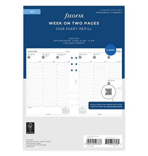 Filofax 2027 diary refill - diary,