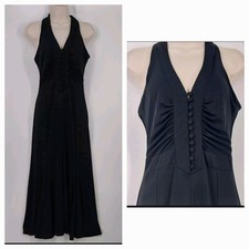 Gharani Strok Size 10 BLACK DRESS Midi