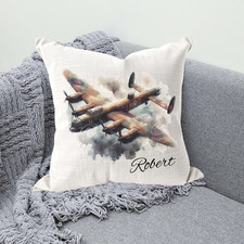 Lancaster Bomber gift Cushion